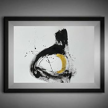 Amazon.co.jp: 91番 絵画 現代アート 抽象画 アクションアート